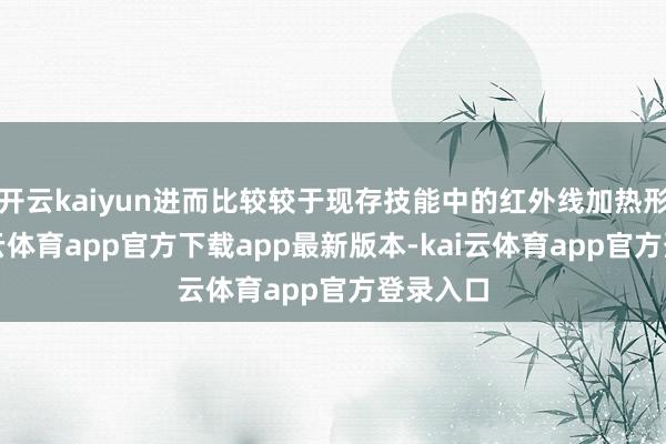 开云kaiyun进而比较较于现存技能中的红外线加热形势-kai云体育app官方下载app最新版本-kai云体育app官方登录入口